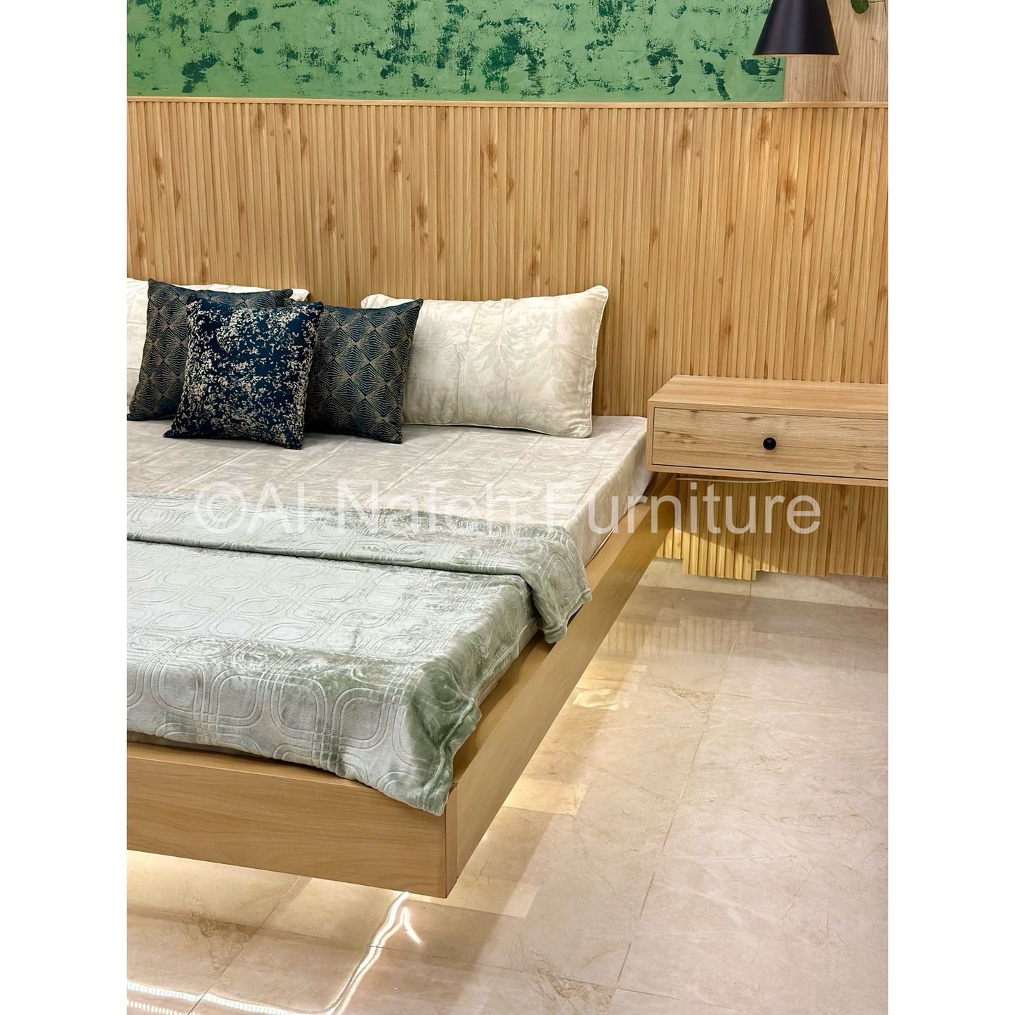Floating Bed & side tables