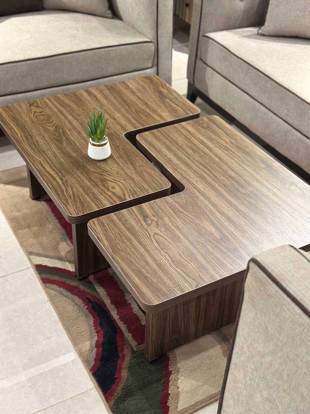 Modular Centre Table L shape