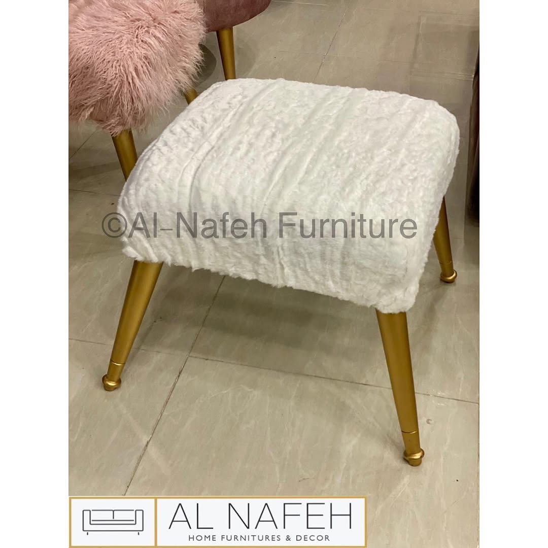 THE STELLA FUR STOOL