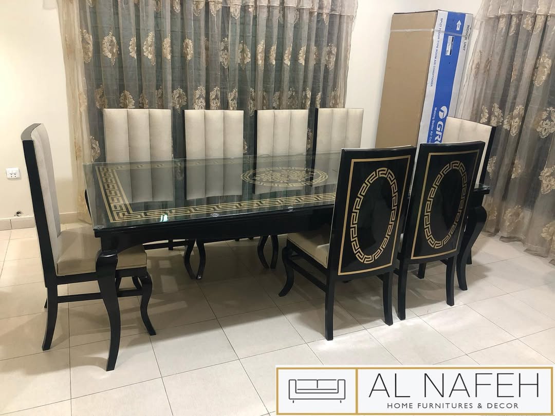 Versace High Gloss Royal Dining Set